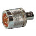 Adaptador conector N Macho a BNC Hembra 